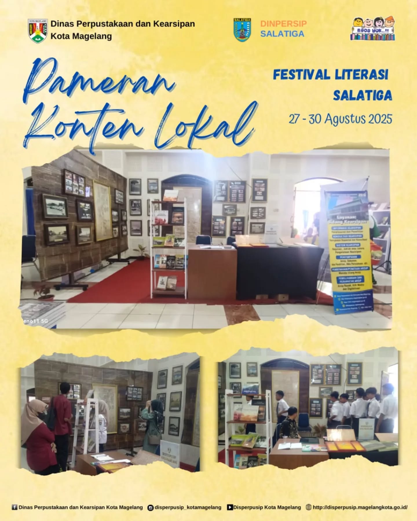 Pameran Konten Lokal Festival Literasi Salatiga