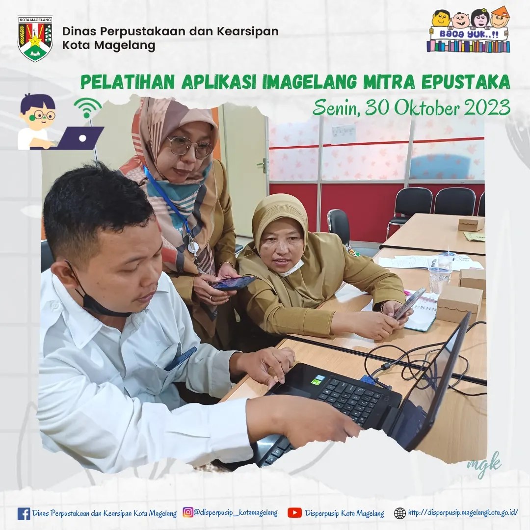 Pelatihan Aplikasi iMagelang Mitra Epustaka