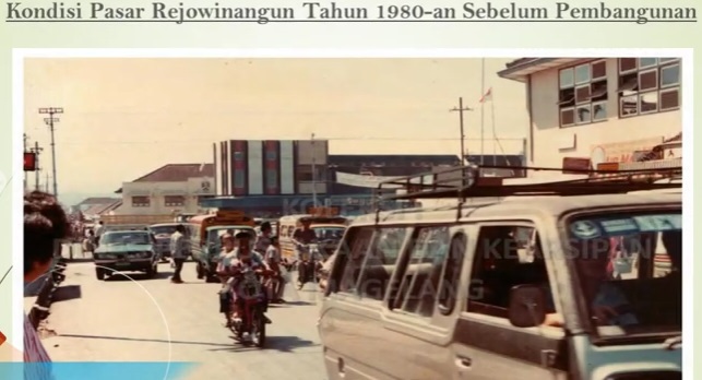 Pembangunan Pasar Rejowinangun di Tahun 1983