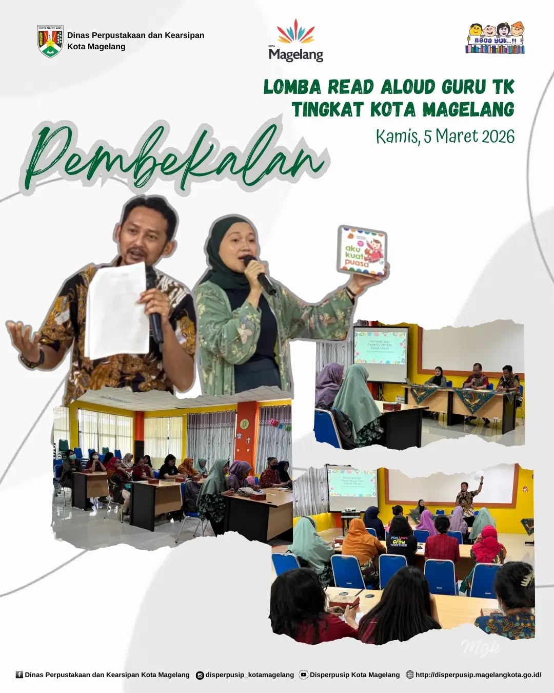 Pembekalan Lomba Read Aloud Guru TK di Kota Magelang