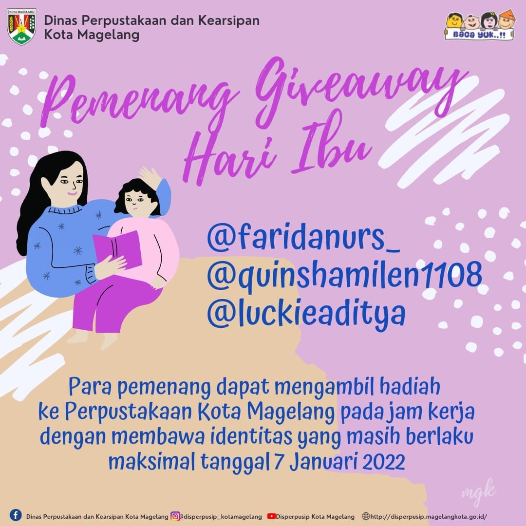 Pemenang Giveaway Hari Ibu