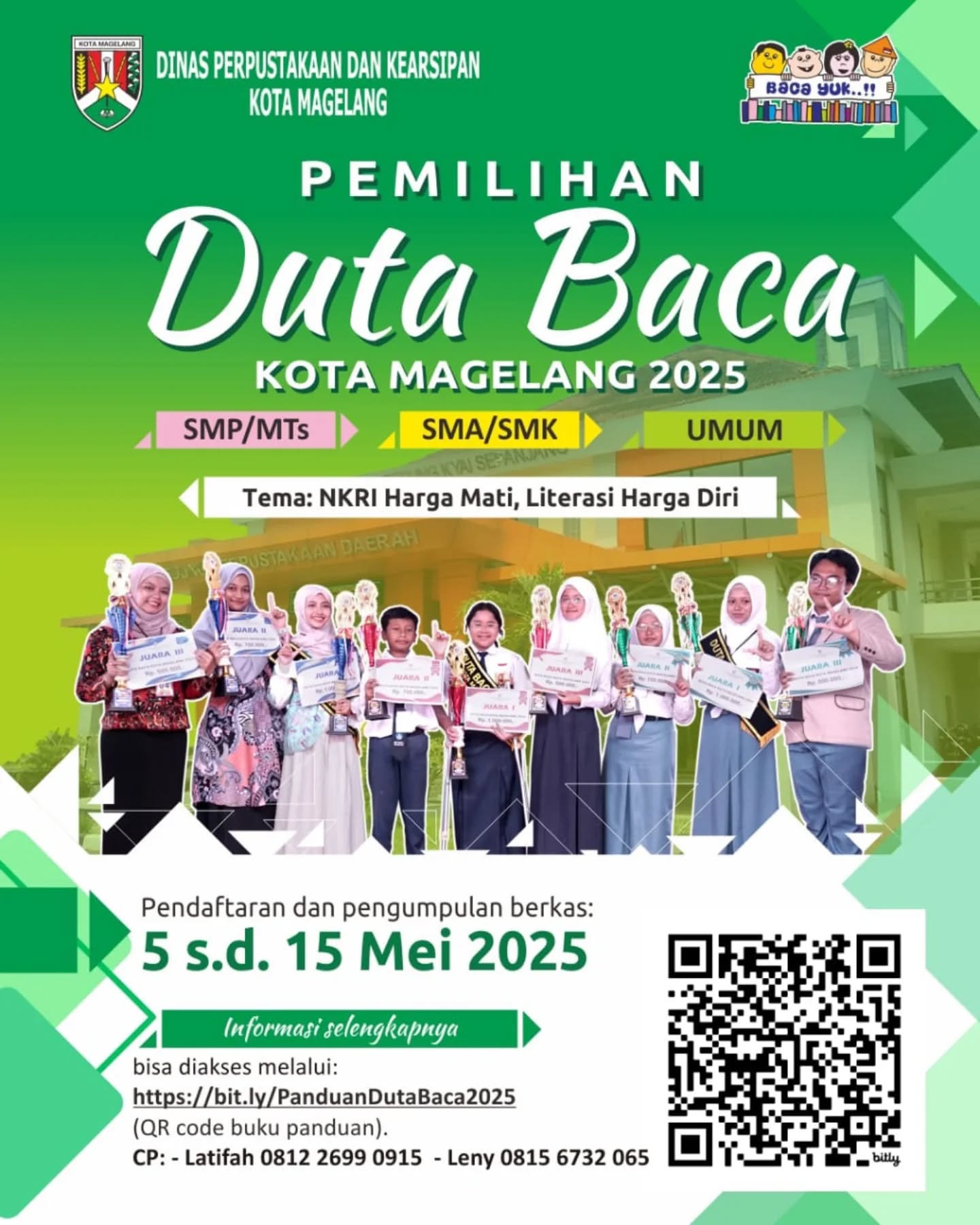 Pemilihan Duta Baca Kota Magelang Tahun 2025