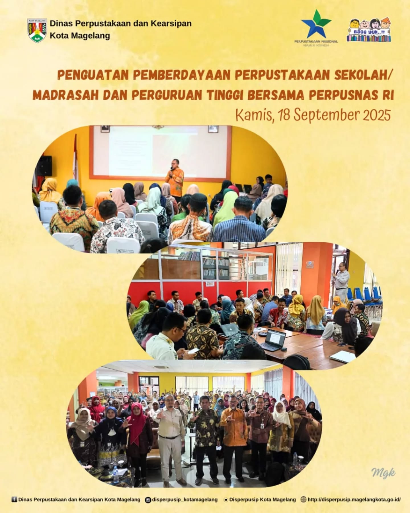 Penguatan Pemberdayaan Perpustakaan Sekolah Madrasah dan Perguruan Tinggi Bersama Perpusnas RI