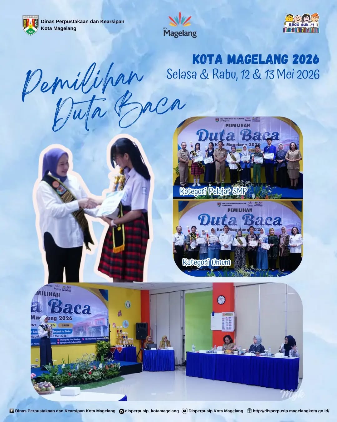 Pengumuman Pemenang Duta Baca Tahun 2026