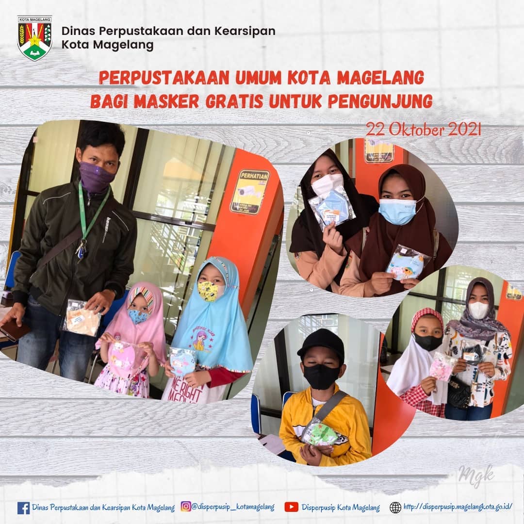 Pengunjung antusias bisa kembali menikmati layanan Perpustakaan Umum Kota Magelang