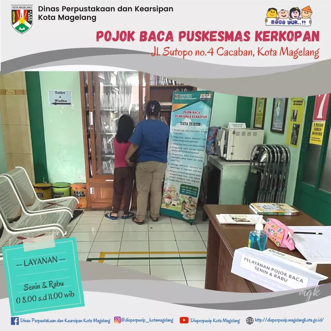 Pojok Baca Puskesmas Kerkopan