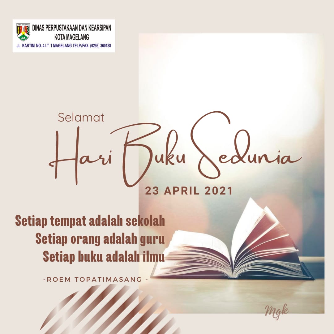 SELAMAT HARI BUKU SEDUNIA 2021