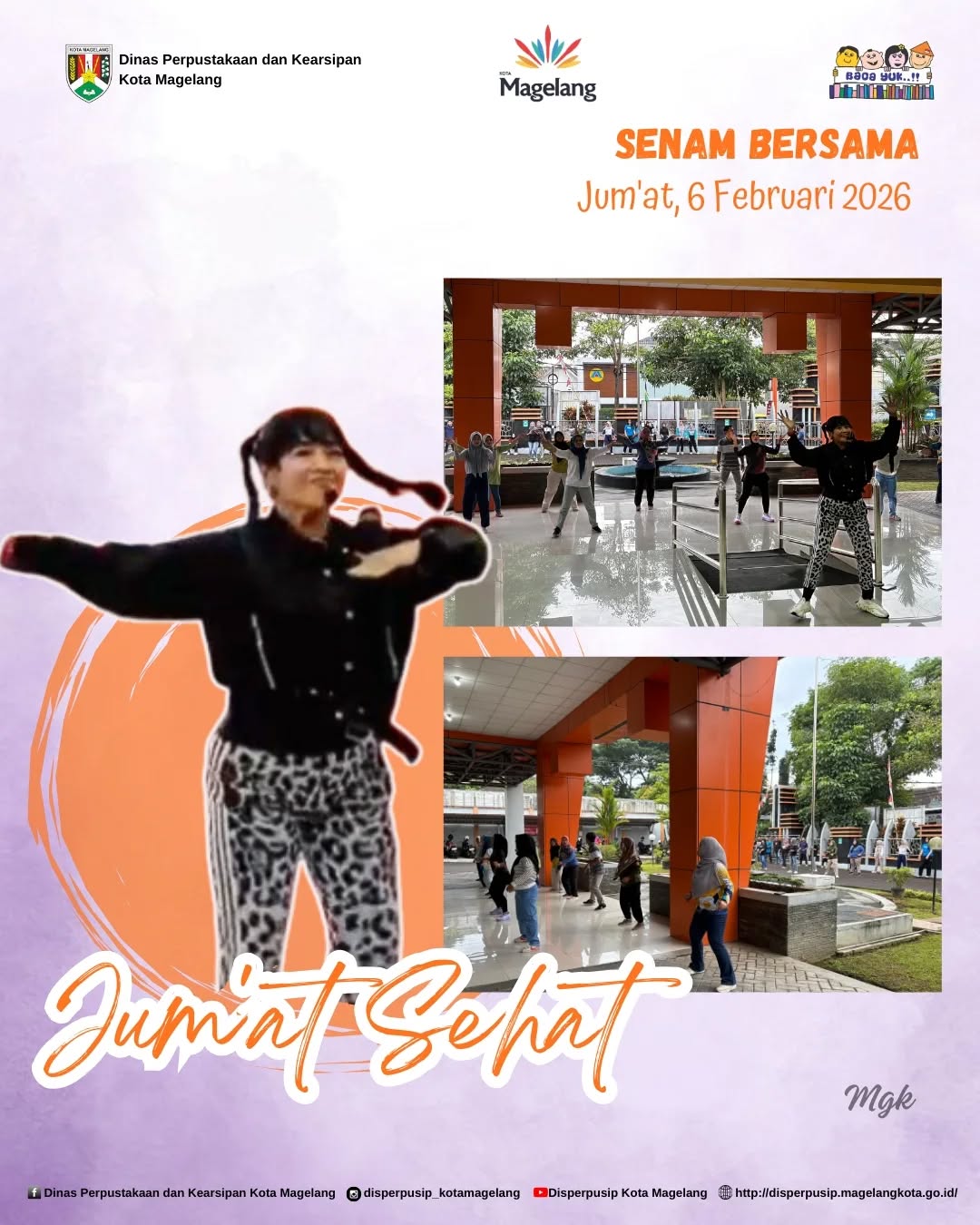 Senam Bersama Awal Bulan Februari