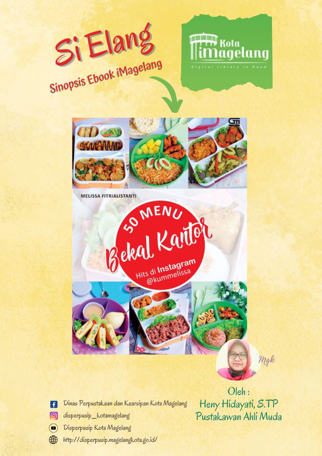 Si Elang Berjudul 50 Menu Bekal Kantor Hits di Instagram di Aplikasi iMagelang