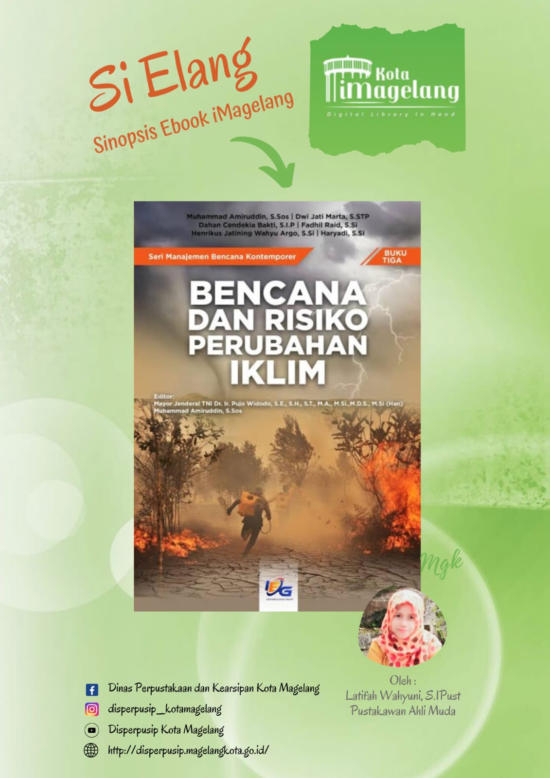 Si Elang Berjudul Bencana dan Risiko Perubahan Iklim di Aplikasi iMagelang
