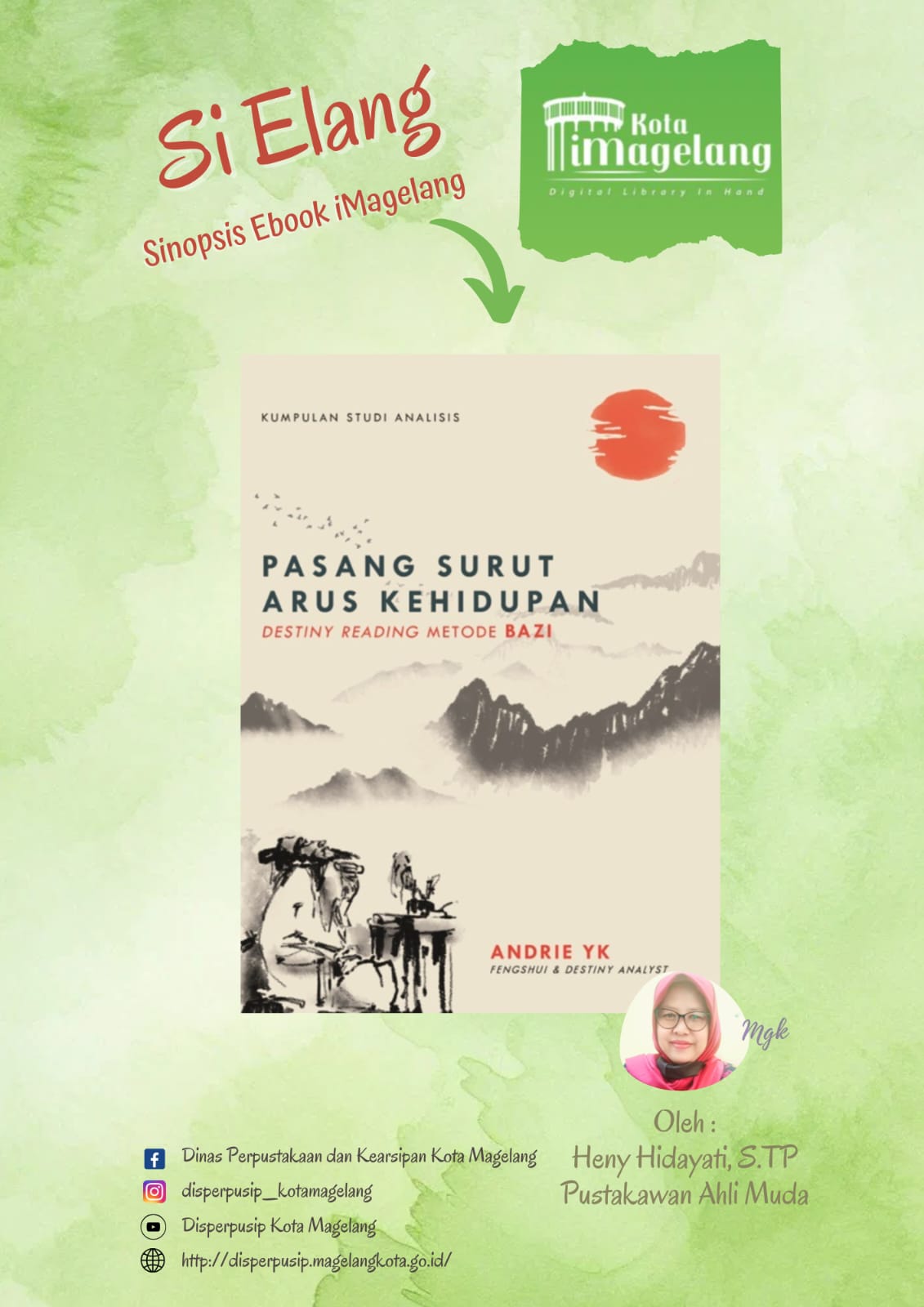 Si Elang Berjudul Destiny Reading di Aplikasi I Magelang