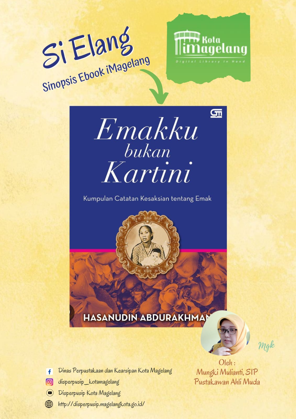 Si Elang Berjudul Emaku Bukan Kartini di Aplikasi iMagelang