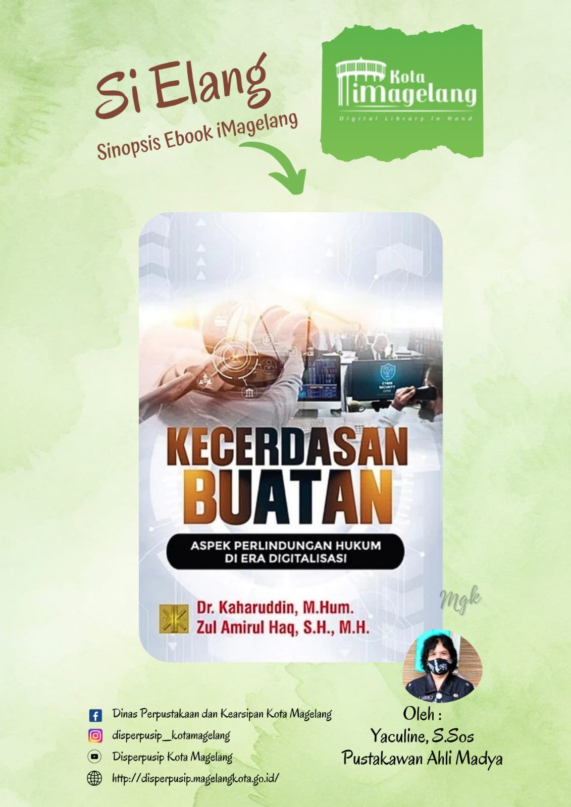 Si Elang Berjudul Kecerdasan Buatan di Aplikasi iMagelang