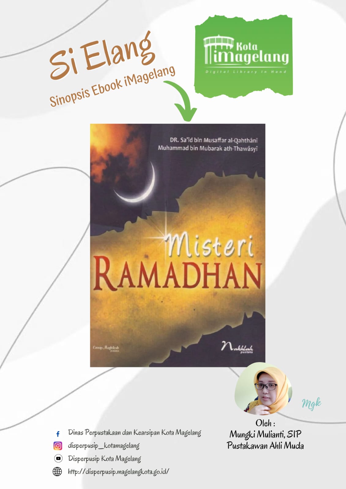 Si Elang Berjudul Misteri Ramahdan di Aplikasi iMagelang