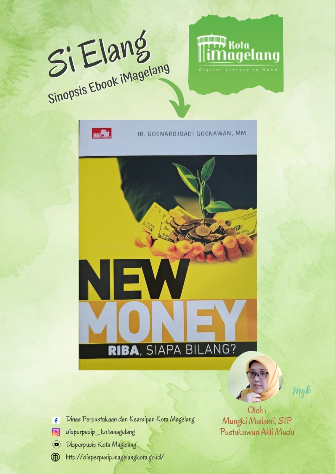 Si Elang Berjudul New Money Riba Siapa BIlang di Aplikasi iMagelang