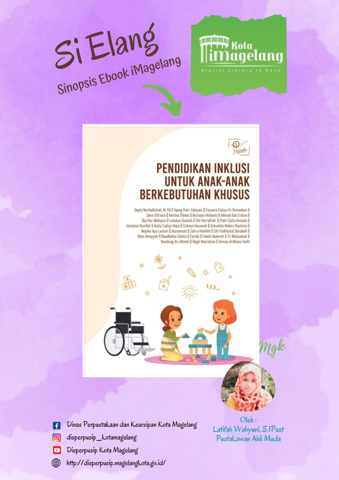 Si Elang Berjudul Pendidikan Inklusi Untuk Anak - Anak Berkebutuhan Khusus di Aplikasi iMagelang