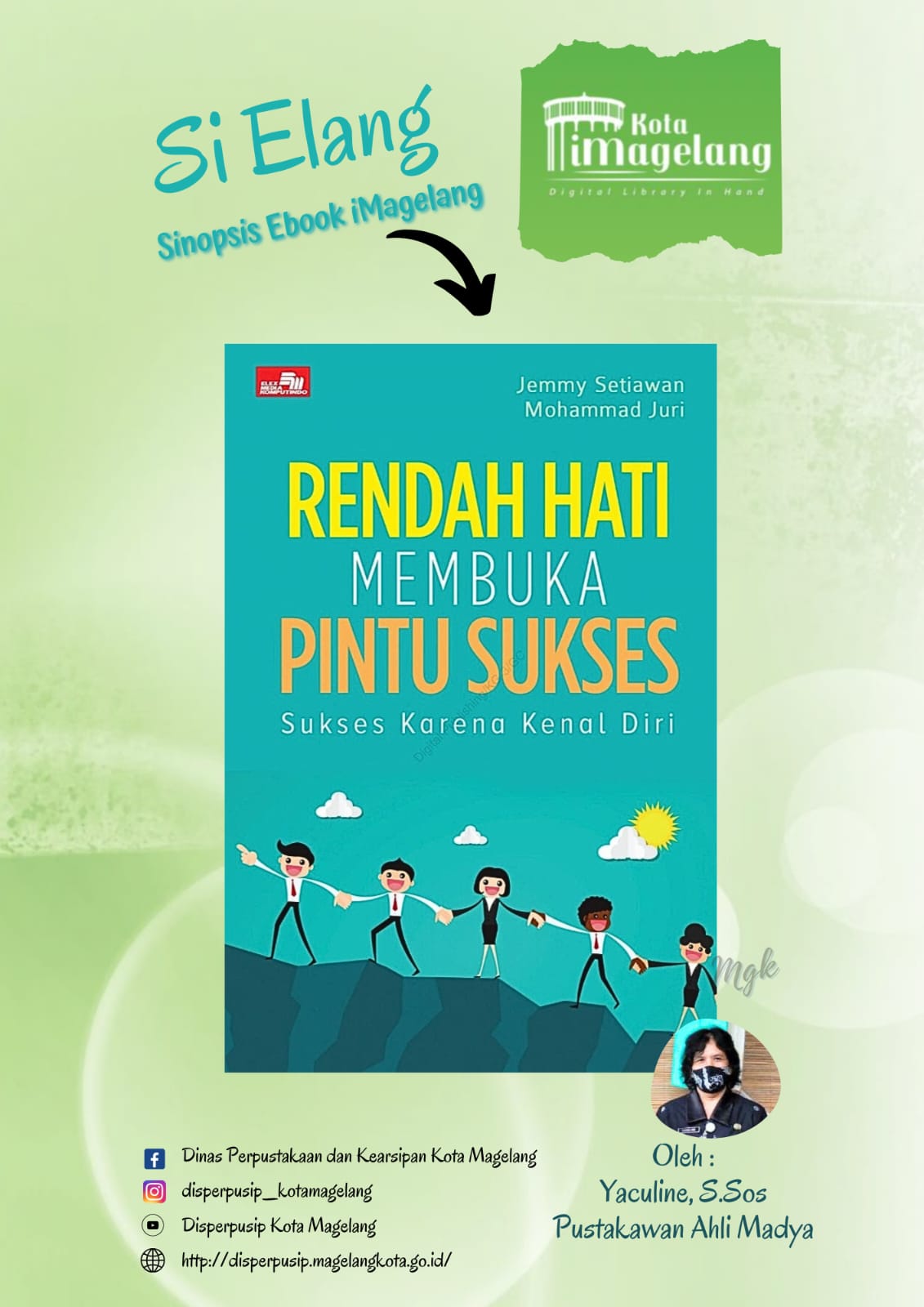 Si Elang Berjudul Rendah Hati Membuka Pintu Sukses di Aplikasi iMagelang