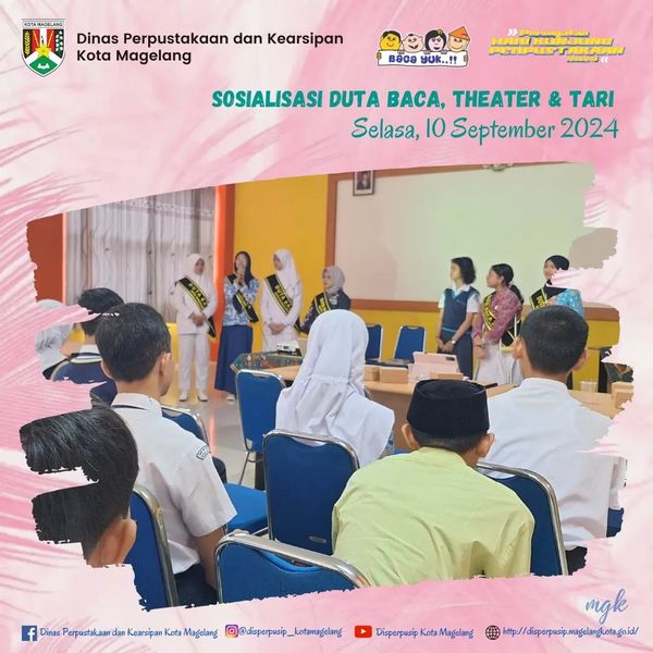 Sosialisasi Duta Baca, Theater dan Tari