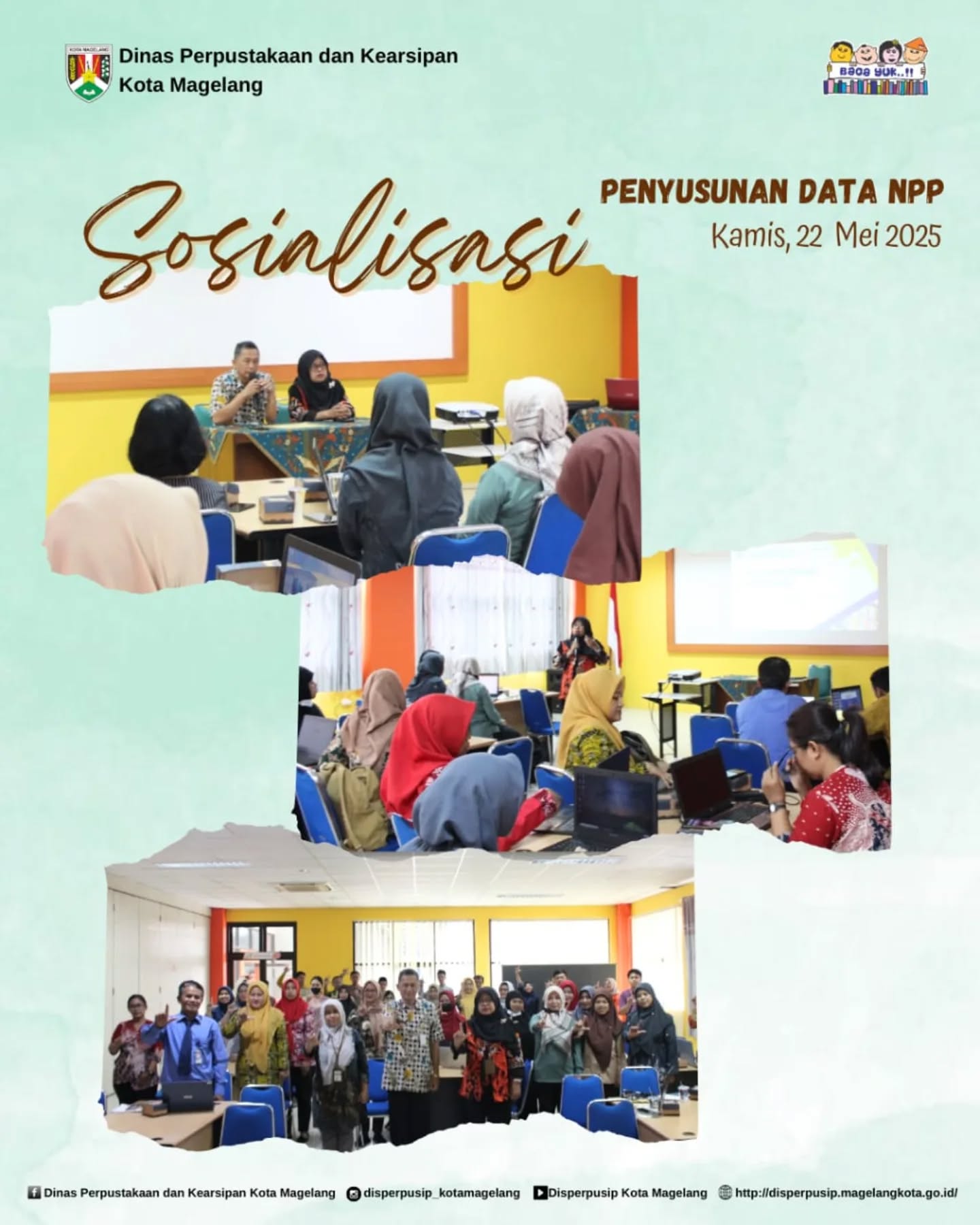 Sosialisasi Penyusunan Data NPP di Kota Magelang