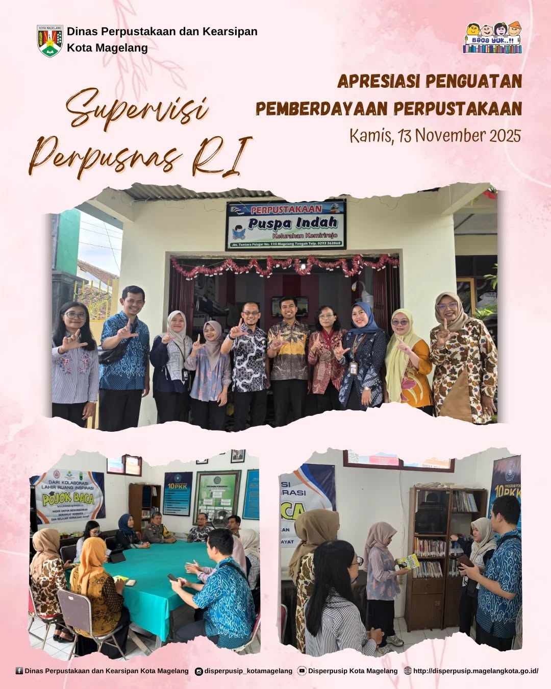 Supervisi Apresiasi Penguatan Pemberdayaan Perpustakaan