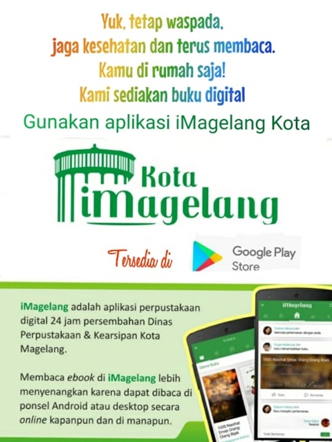 Tetap Dirumah Saja Dan Membaca Melalui iMagelang