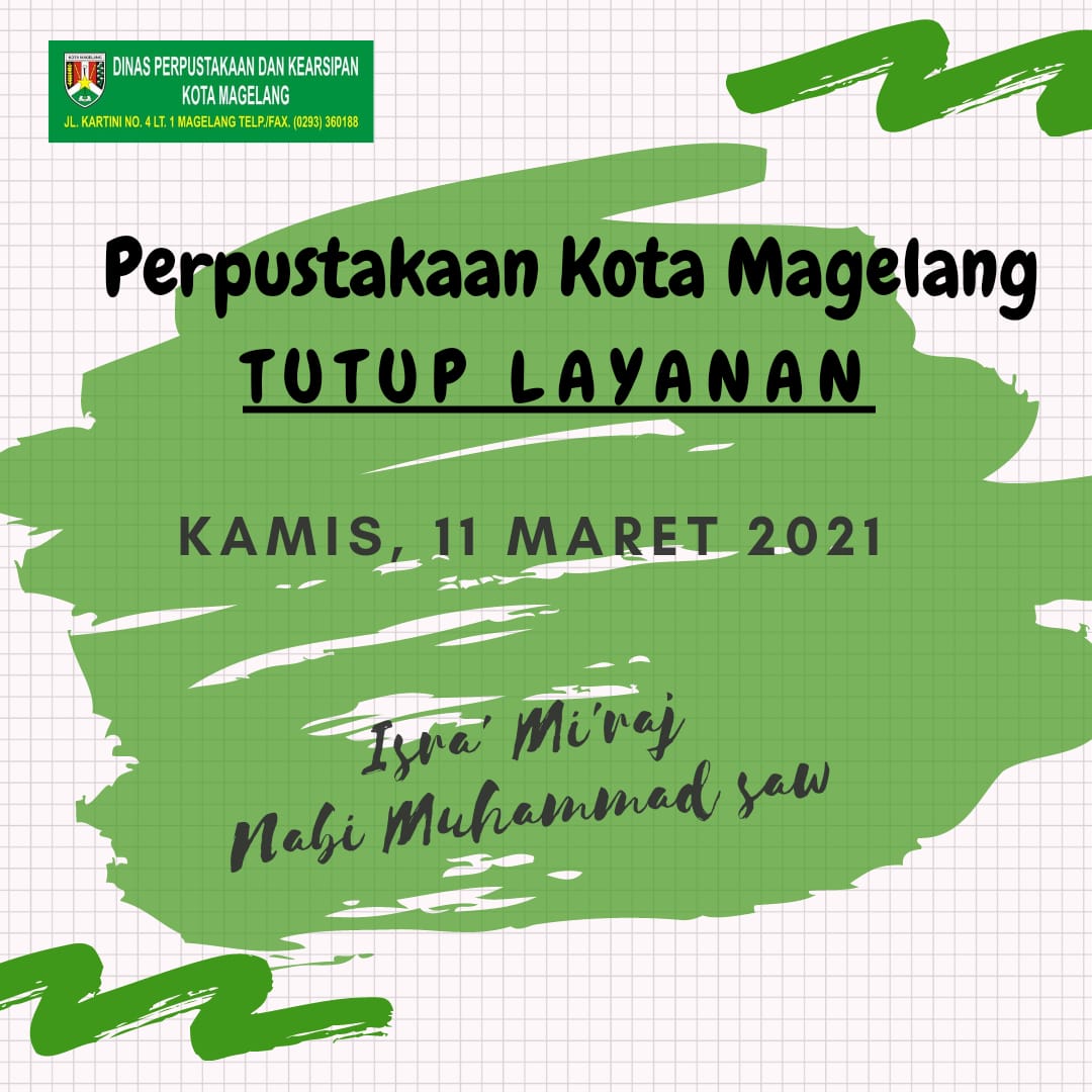 TUTUP LAYANAN ISRA’ MI’RAJ