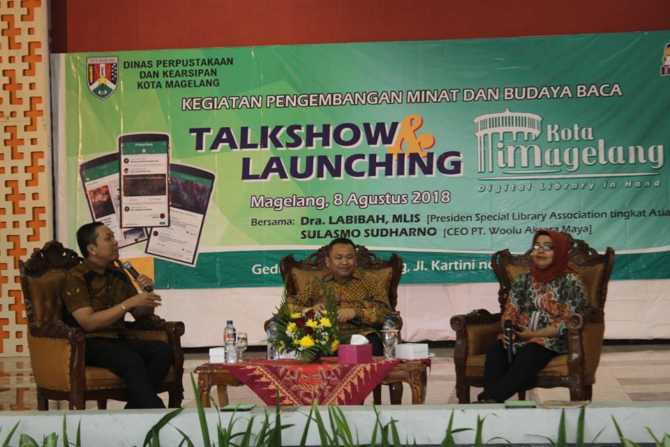 Talkshow Dan Launching Aplikasi Perpustakaan Digital iMagelang