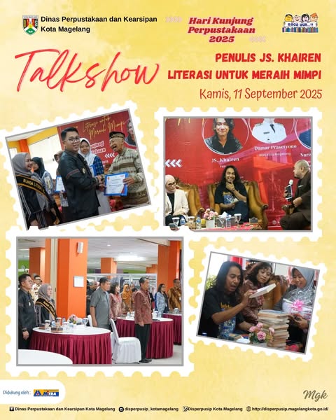 Talkshow Penulis JS Khairen Linterasi Untuk Meraih Mimpi