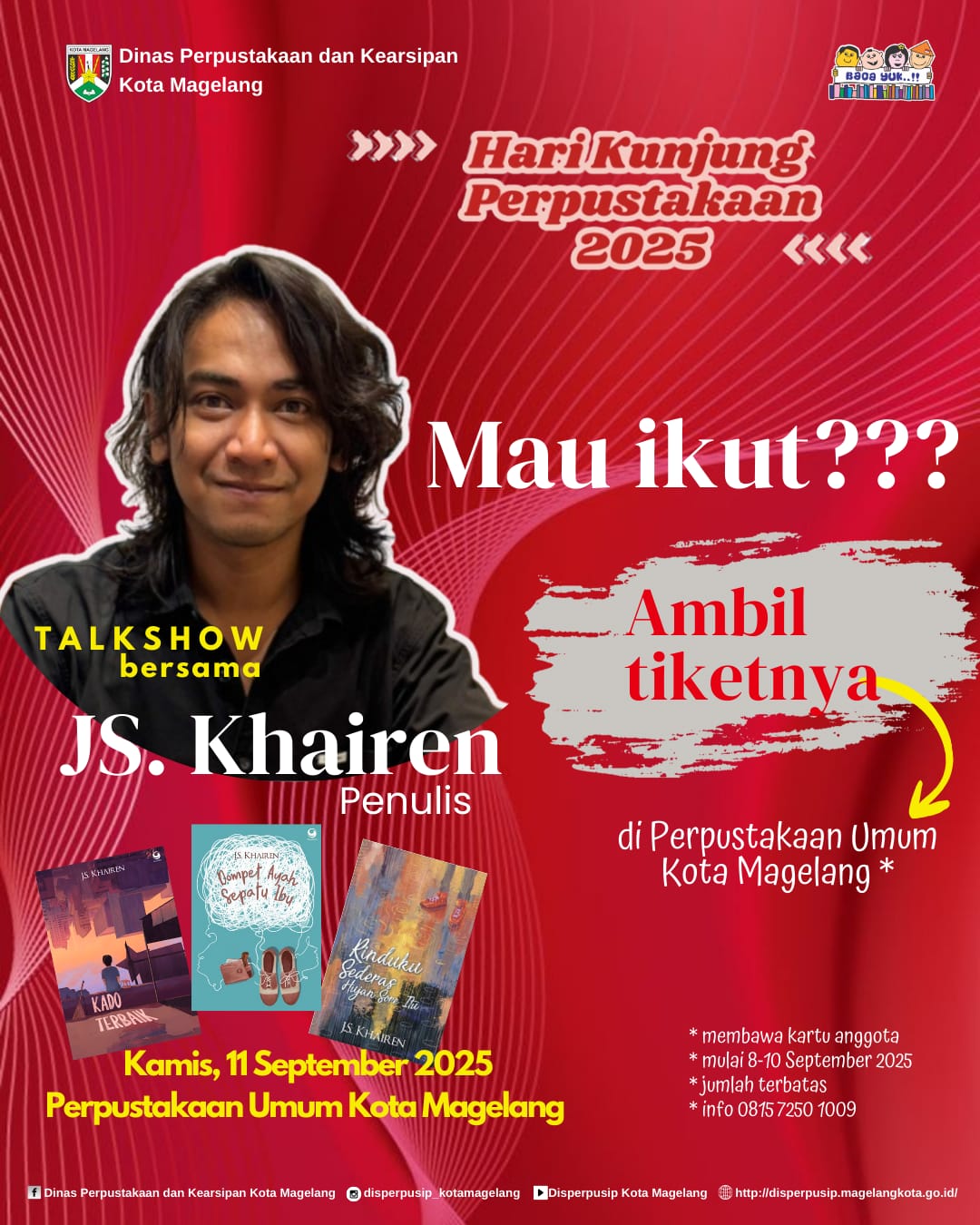 Talkshow bersama penulis JS Khairen