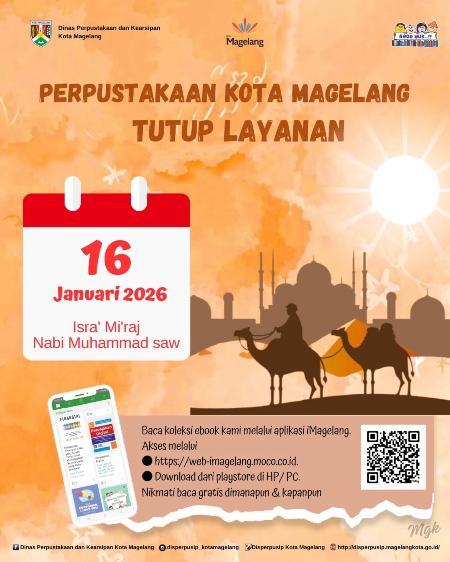 Tutup Layanan Isra Miraj Nabi Muhammad Saw 16 Januari 2026