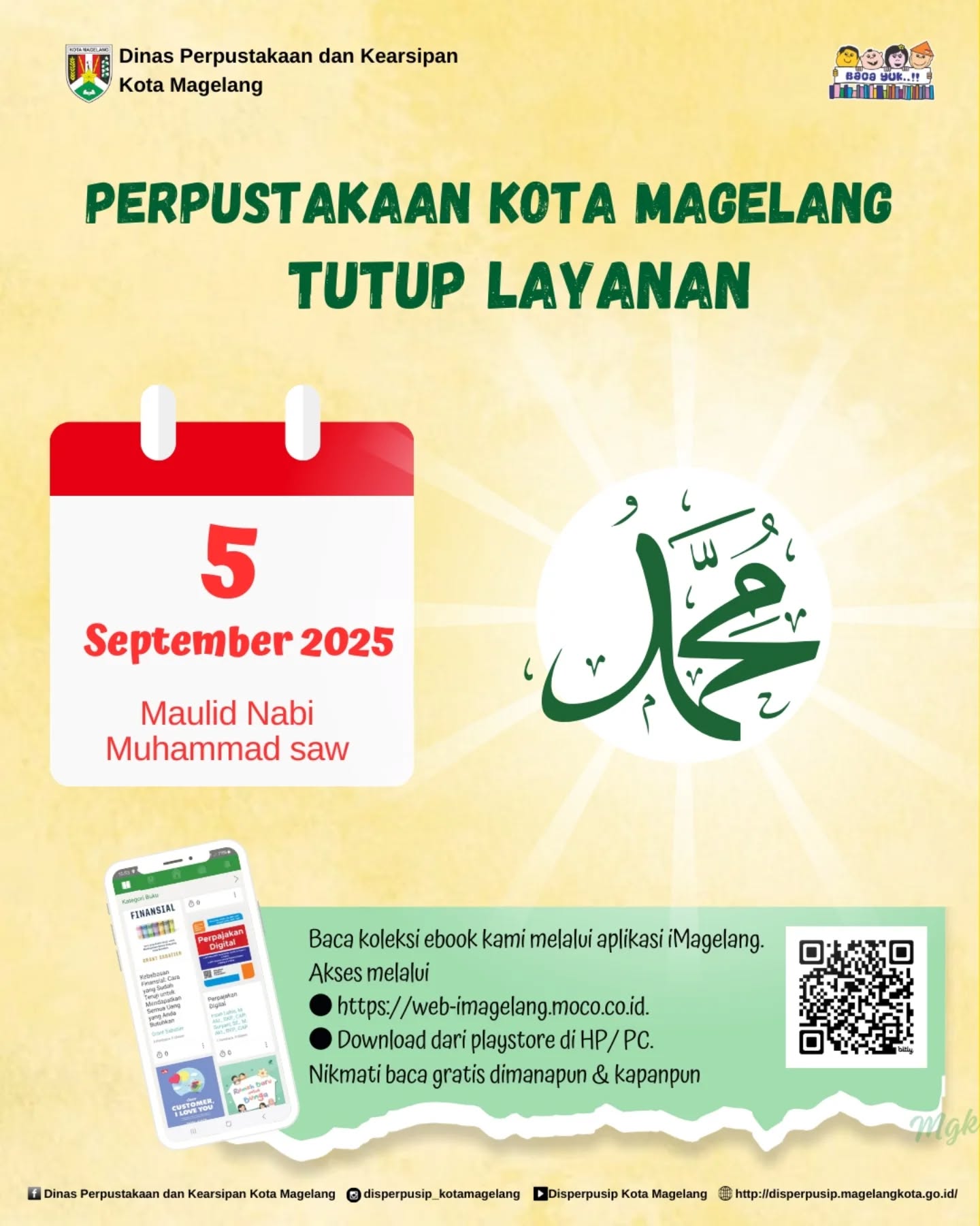Tutup Layanan Peringatan Maulid Nabi Muhammad SAW 5 september 2025
