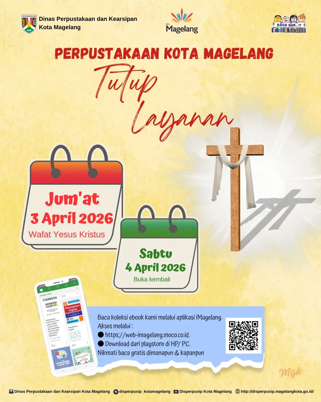 Tutup Layanan Wafat Yesus Kristus 2026