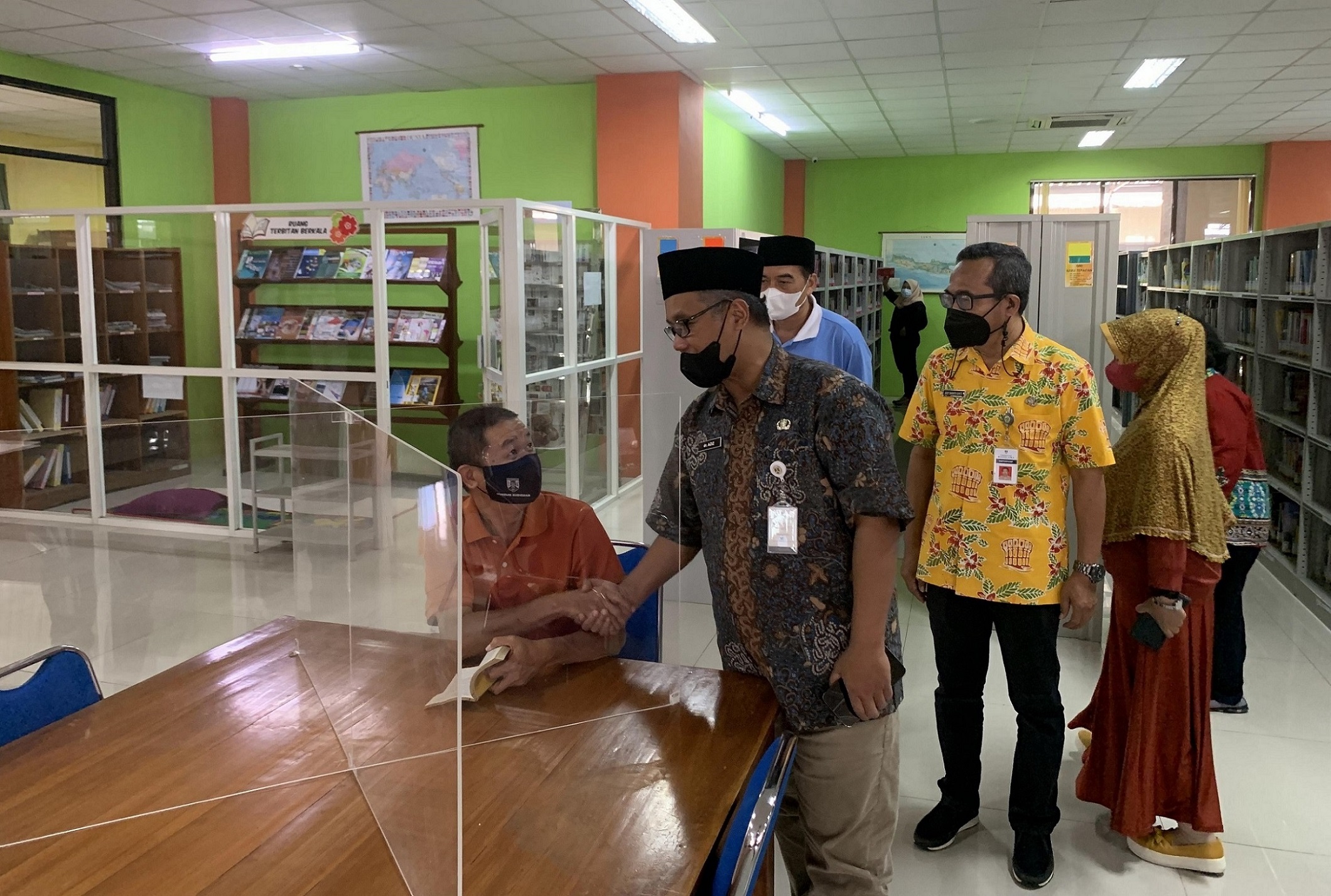 Walikota Magelang Cek Layanan Publik di Perpustakaan Kota Magelang