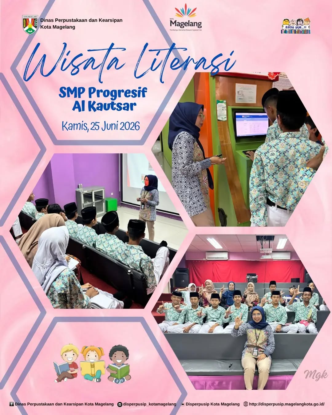 Wisata Literasi  SMP Progresif Al Kautsar