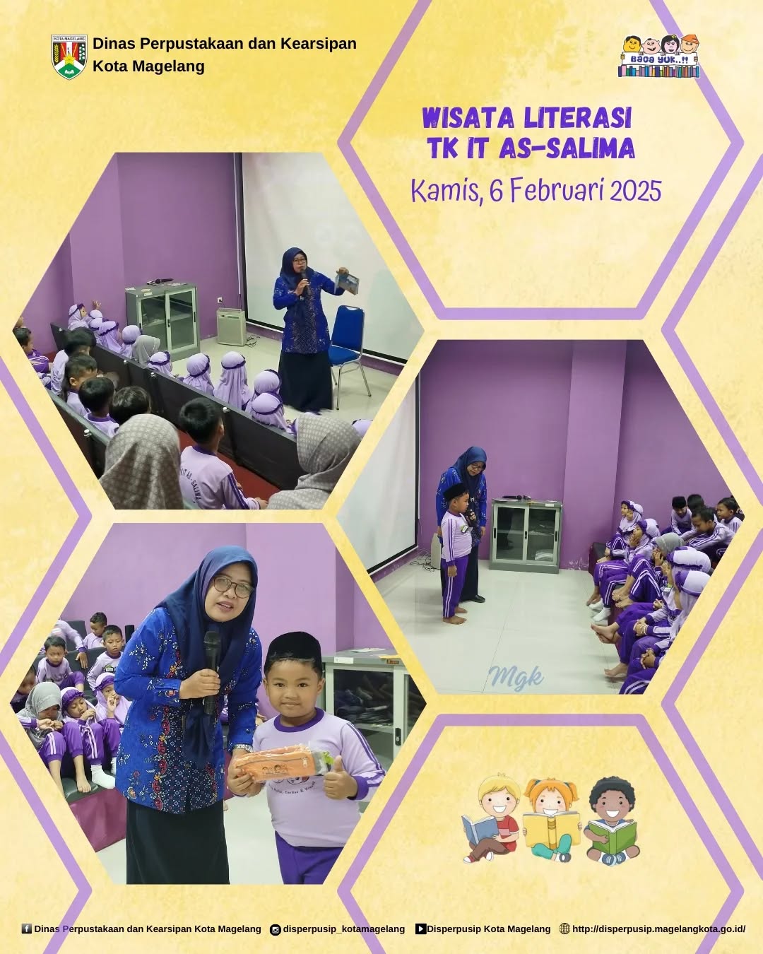 Wisata Literasi  TK IT As salima Tahun 2025