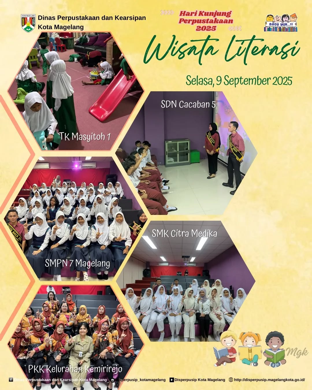 Wisata Literasi Hari Ke 2 Peringatan Hari Kunjung Perpustakaan 2025
