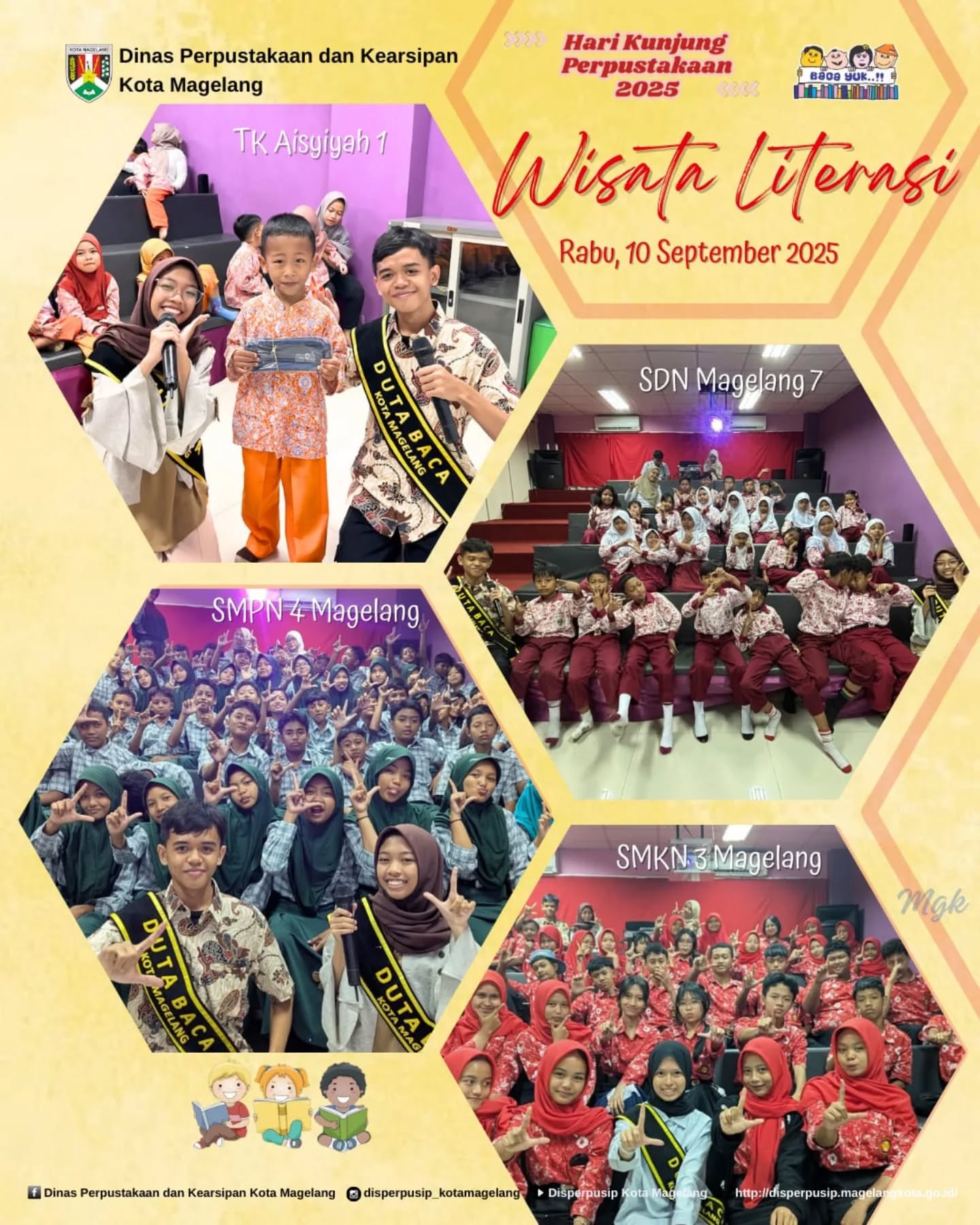 Wisata Literasi Hari Ke 3 Peringatan Hari Kunjung Perpustakaan 2025
