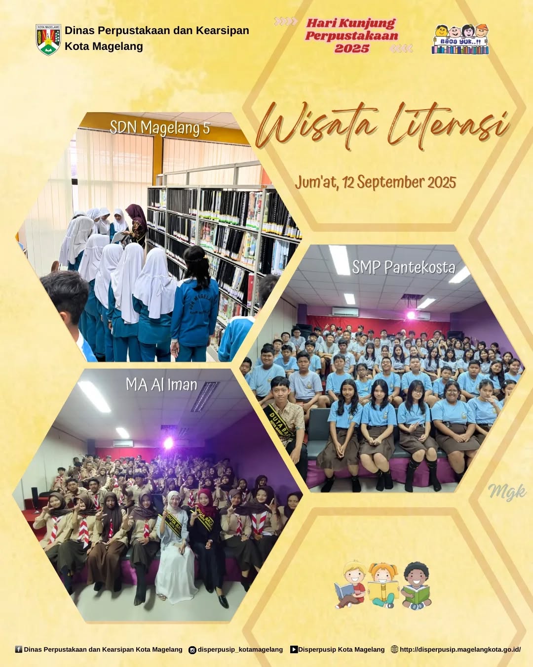 Wisata Literasi Hari Terakhir Peringatan Hari Kunjung Perpustakaan 2025
