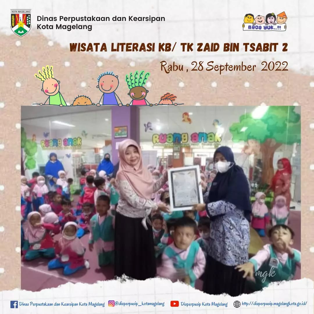 Wisata Literasi KB TK Zaid Bin Tsabit 2