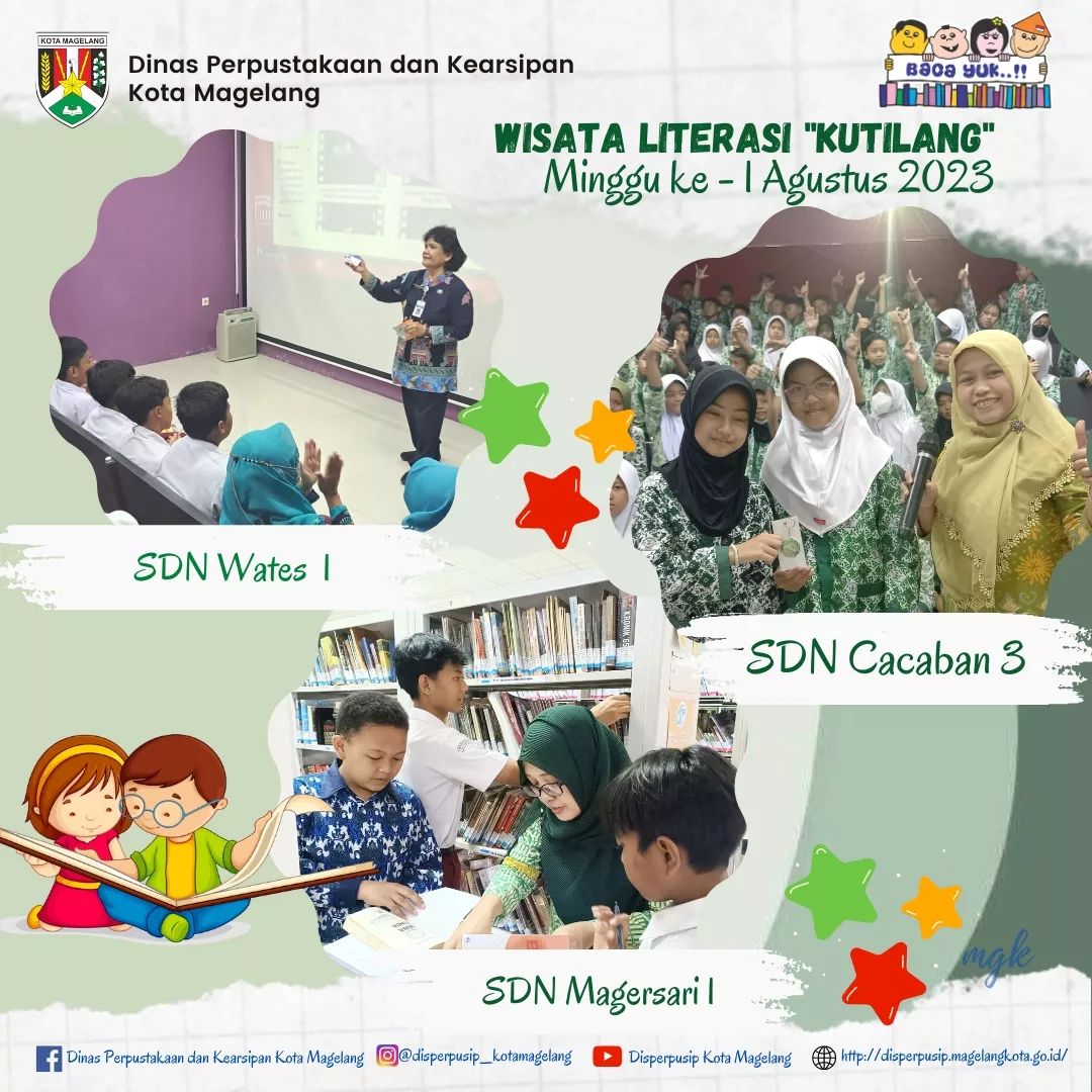 Wisata Literasi Kutilang Minggu ke 1 Agustus 2023