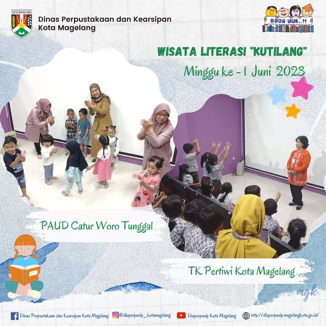 Wisata Literasi Kutilang Minggu ke 1 Juni 2023