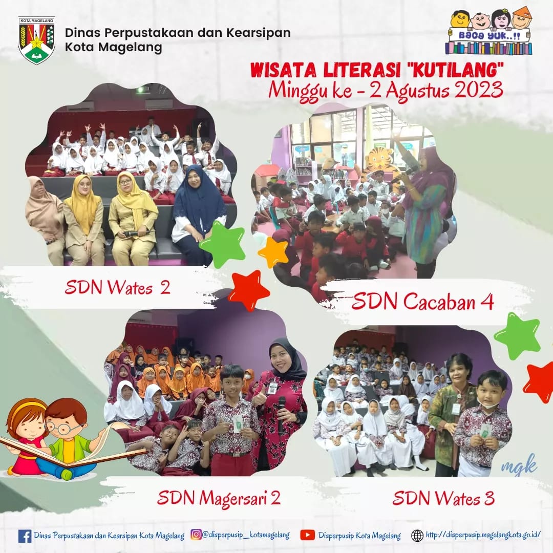 Wisata Literasi Kutilang Minggu ke 2 Agustus 2023