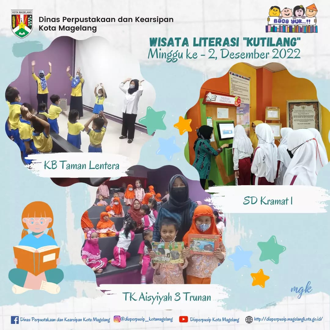 Wisata Literasi Kutilang Minggu ke 2 Desember 2022