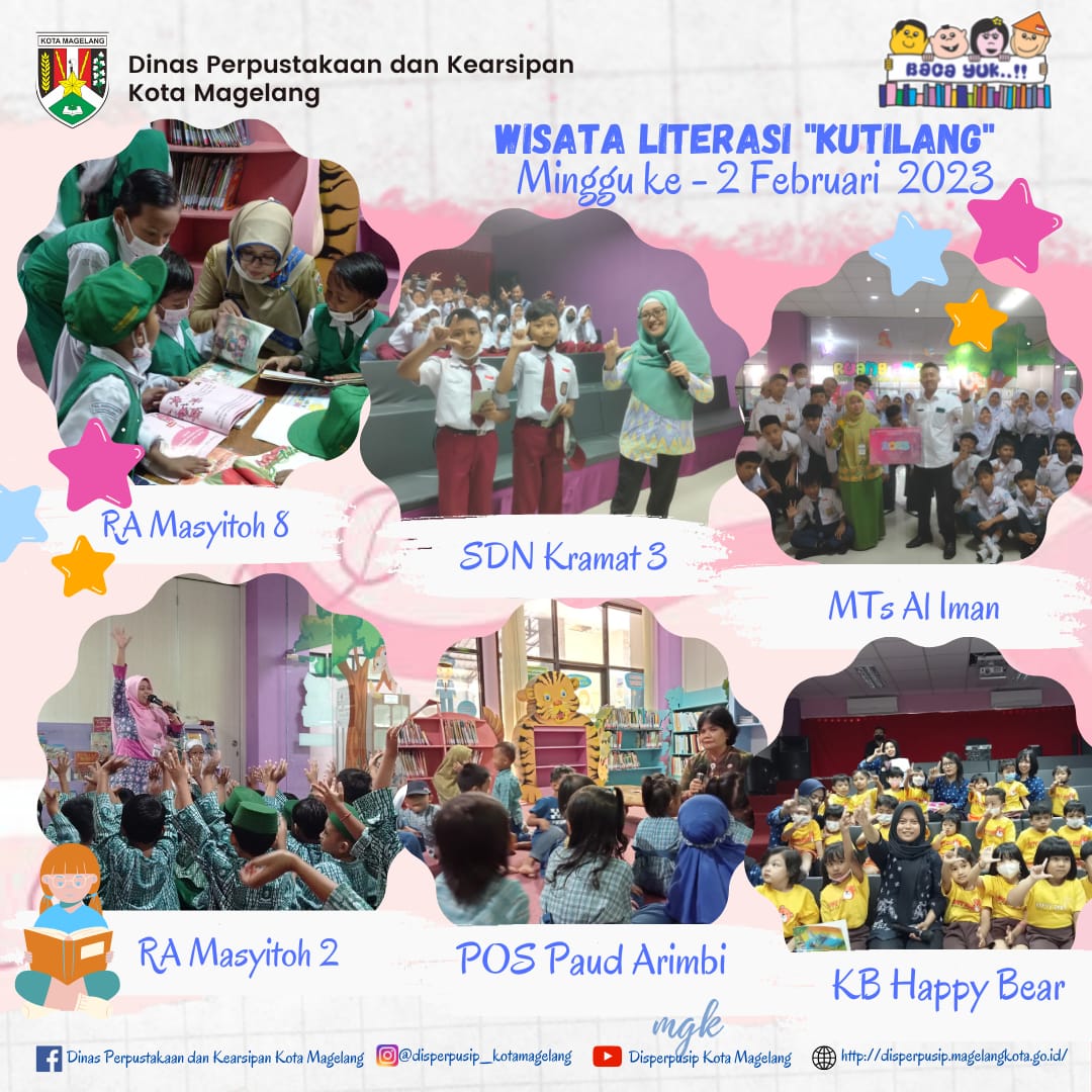 Wisata Literasi Kutilang Minggu ke 2 Febuari 2023