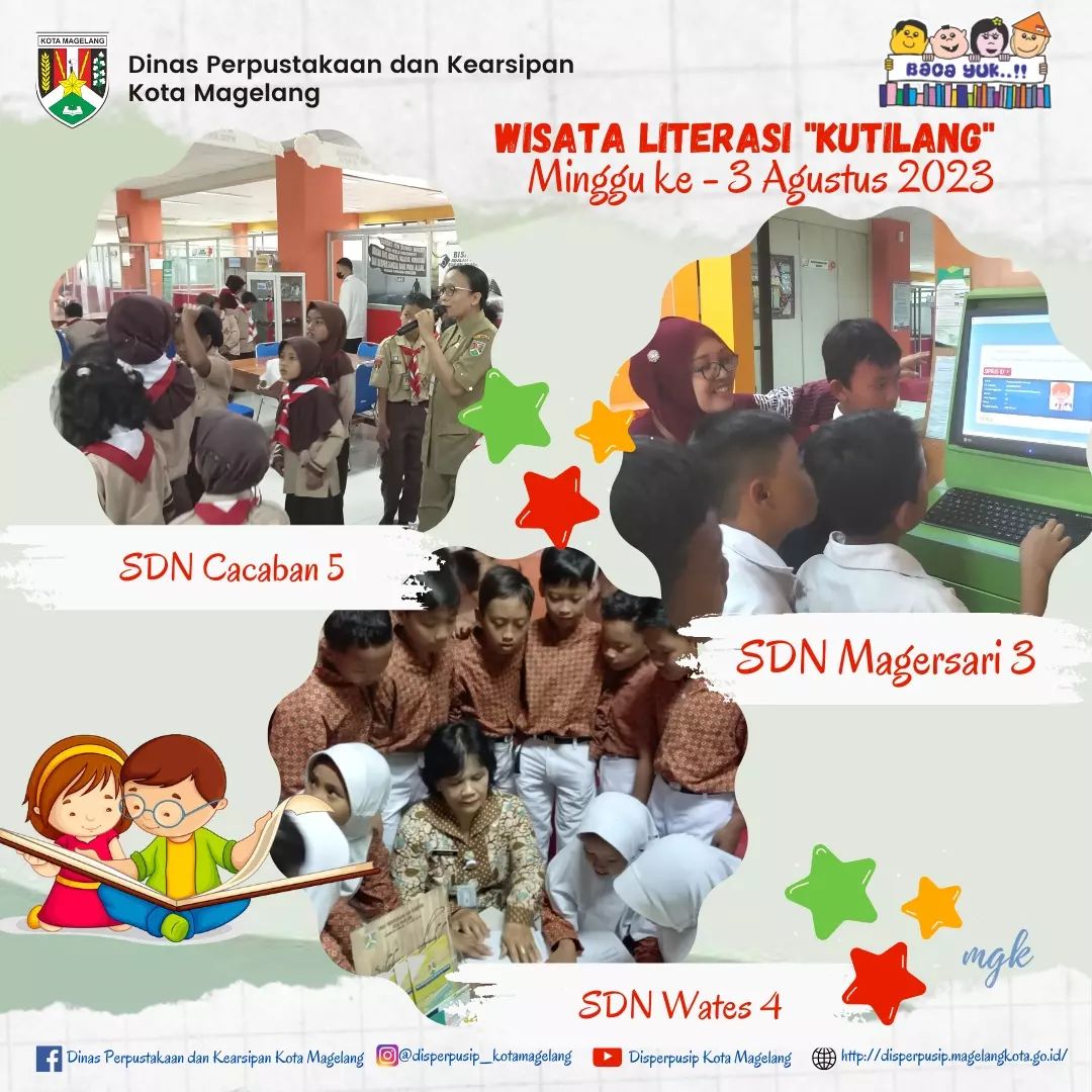 Wisata Literasi Kutilang Minggu ke 3 Agustus 2023