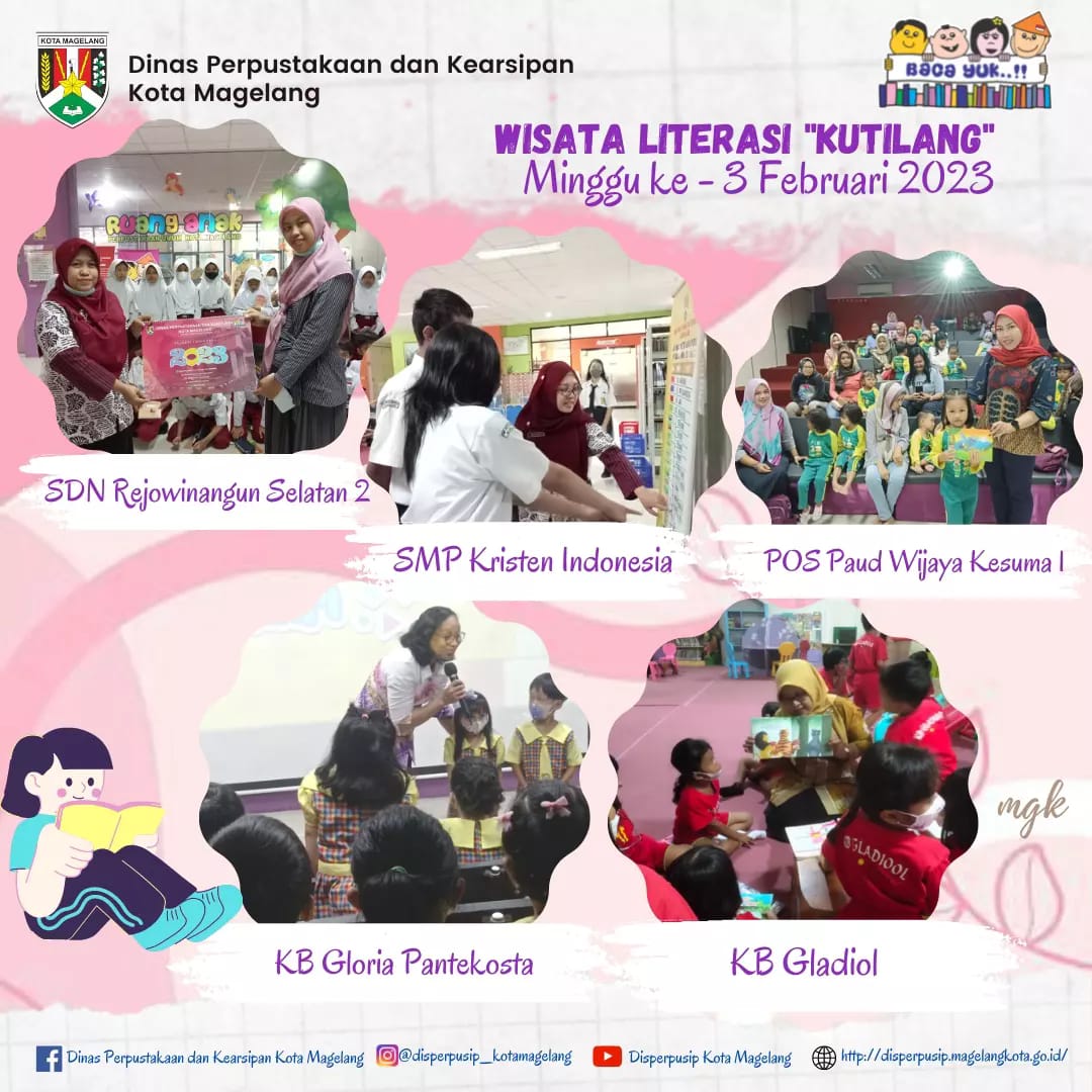 Wisata Literasi Kutilang Minggu ke 3 Febuari 2023