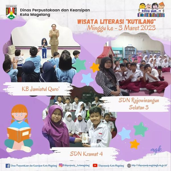 Wisata Literasi Kutilang Minggu ke 3 Maret 2023