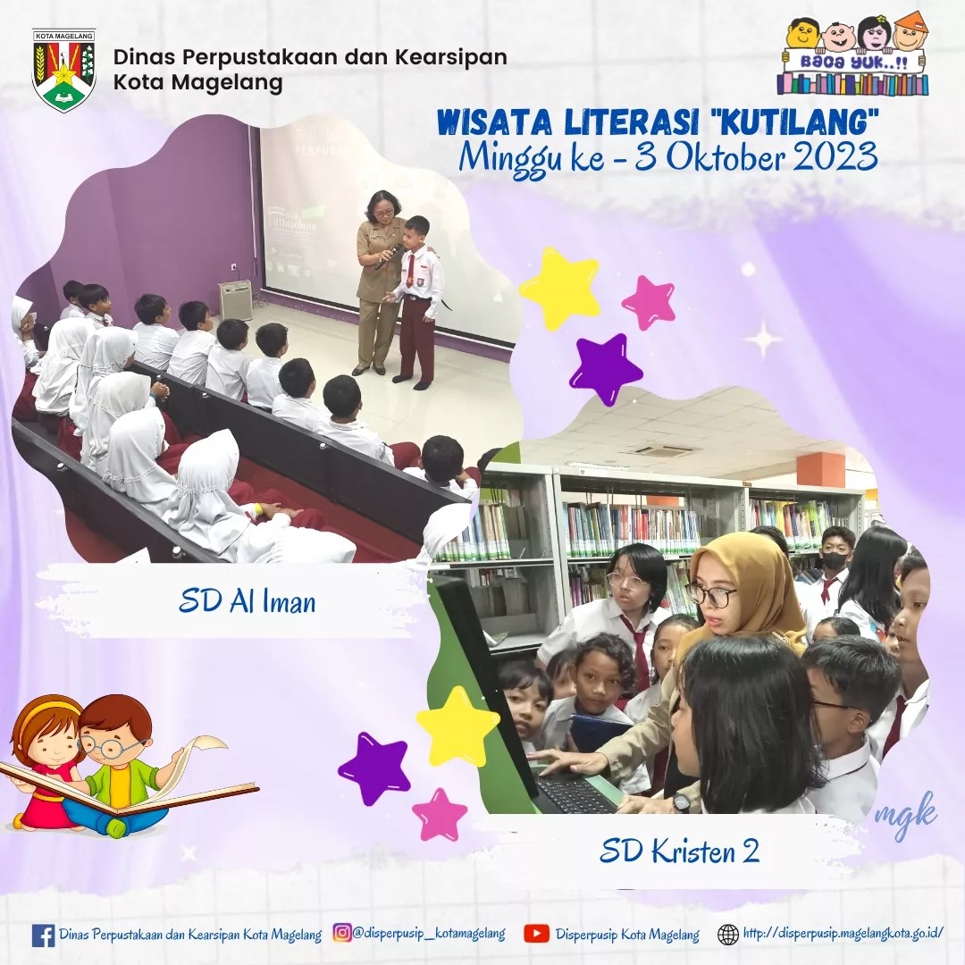 Wisata Literasi Kutilang Minggu ke 3 Oktober 2023