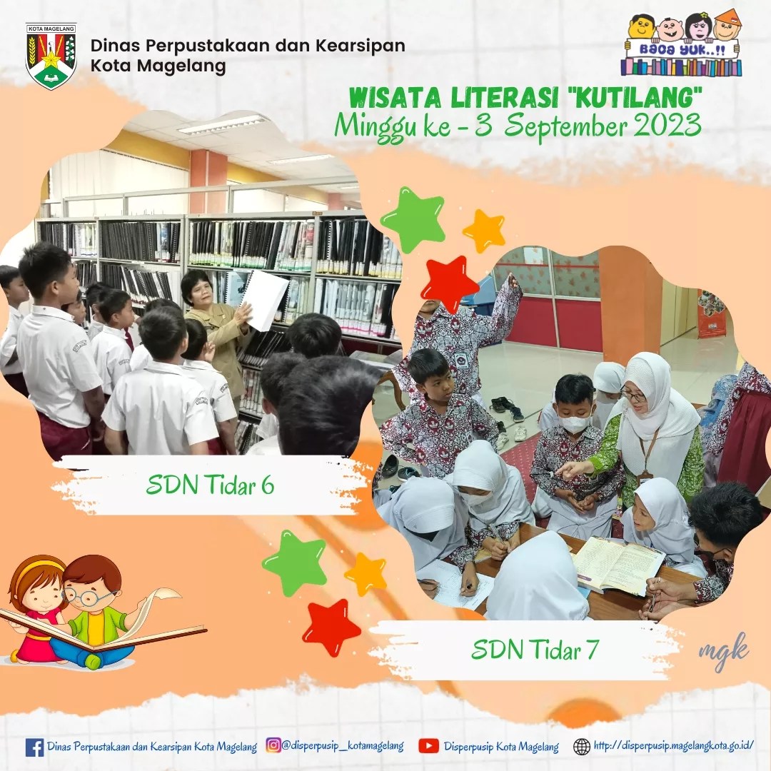 Wisata Literasi Kutilang Minggu ke 3 September