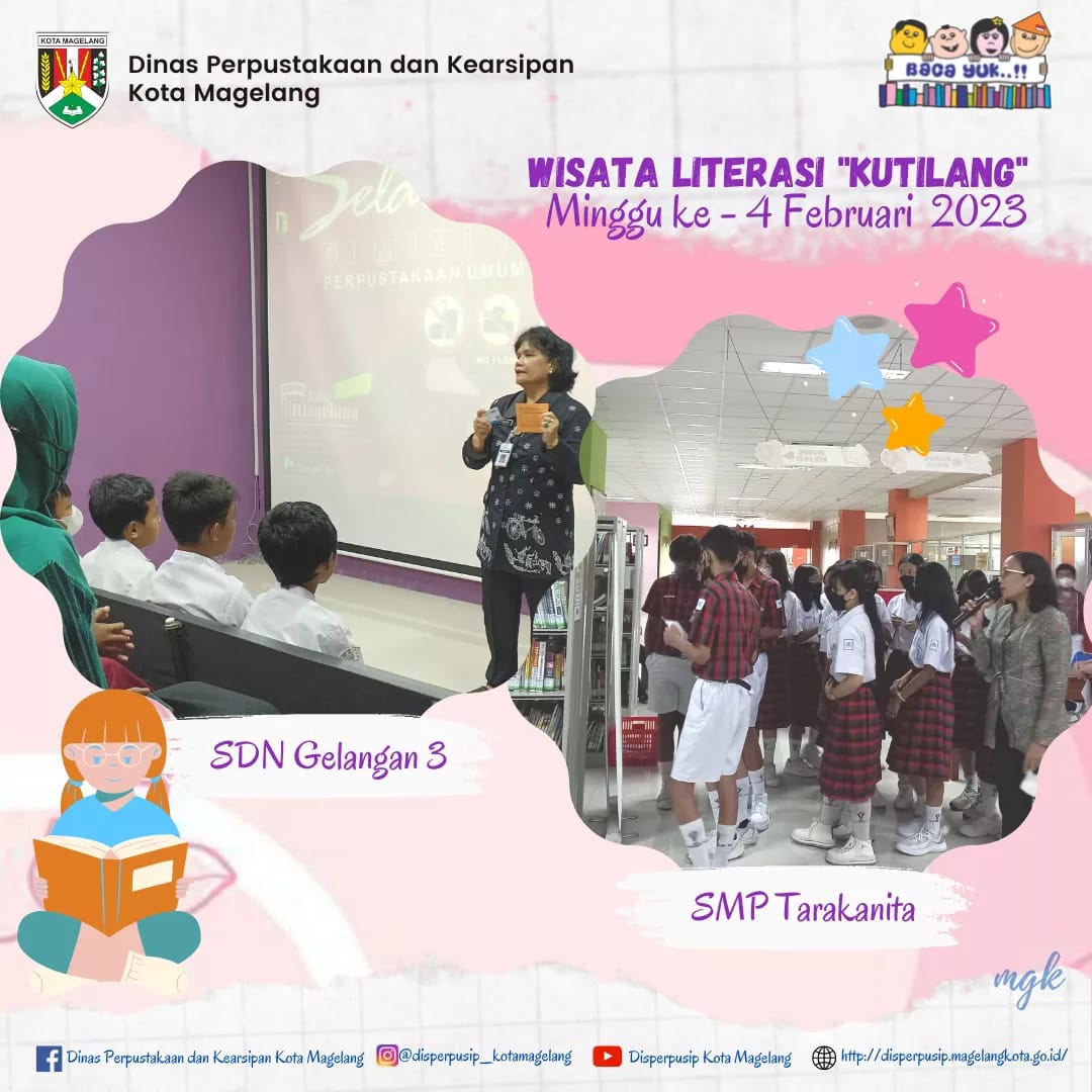 Wisata Literasi Kutilang Minggu ke 4 Febuari